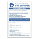 Mileta Prevent Cross Contamination Wash Hands Sign